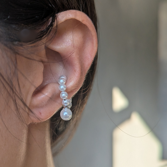 Pearl Ear Cuff【Silver925】