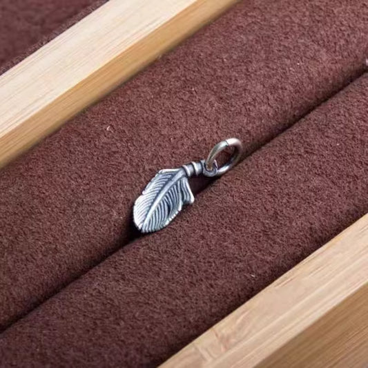 Small Feather Charm【Silver925】