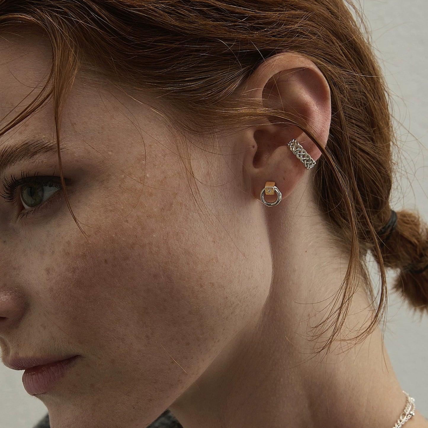 Mesh Ear Cuff【Silver925】