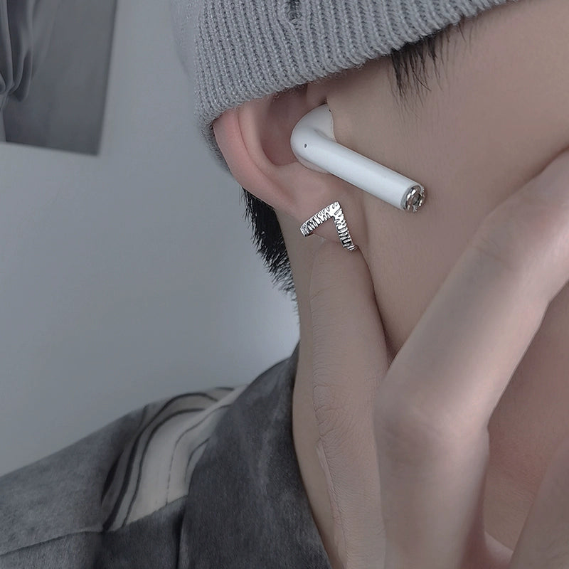 V Curve Pierce【Silver925】