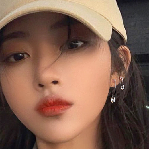 Heart Safety Pin Pierce【Silver925】