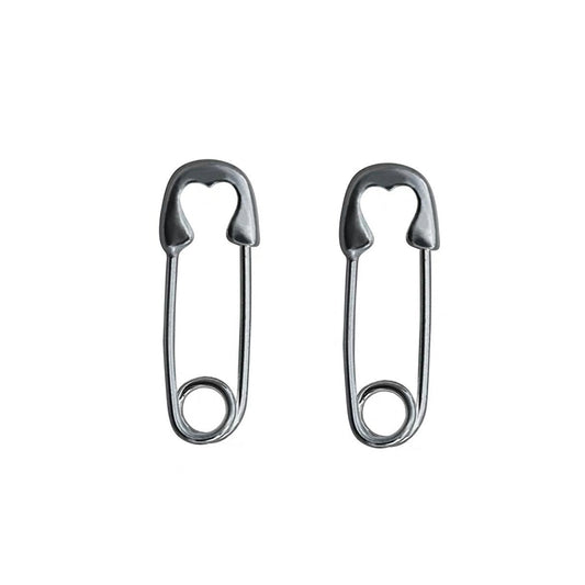 Heart Safety Pin Pierce【Silver925】