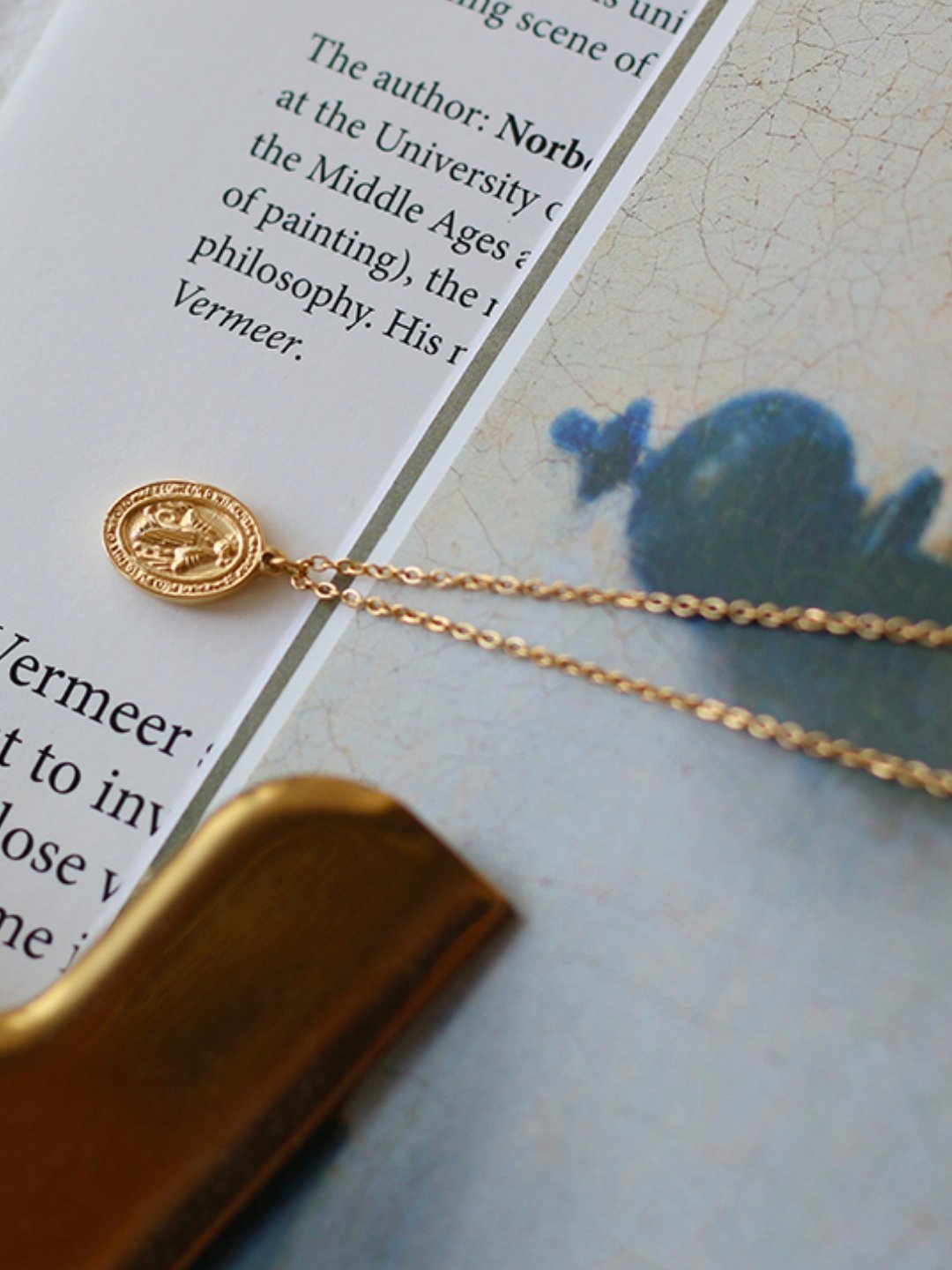 Gold necklace ax02 - AXES