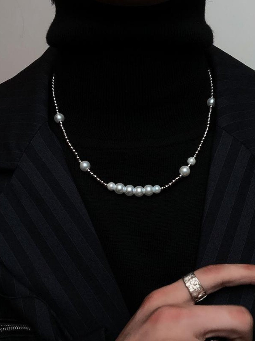 Perl necklace ax06 - AXES