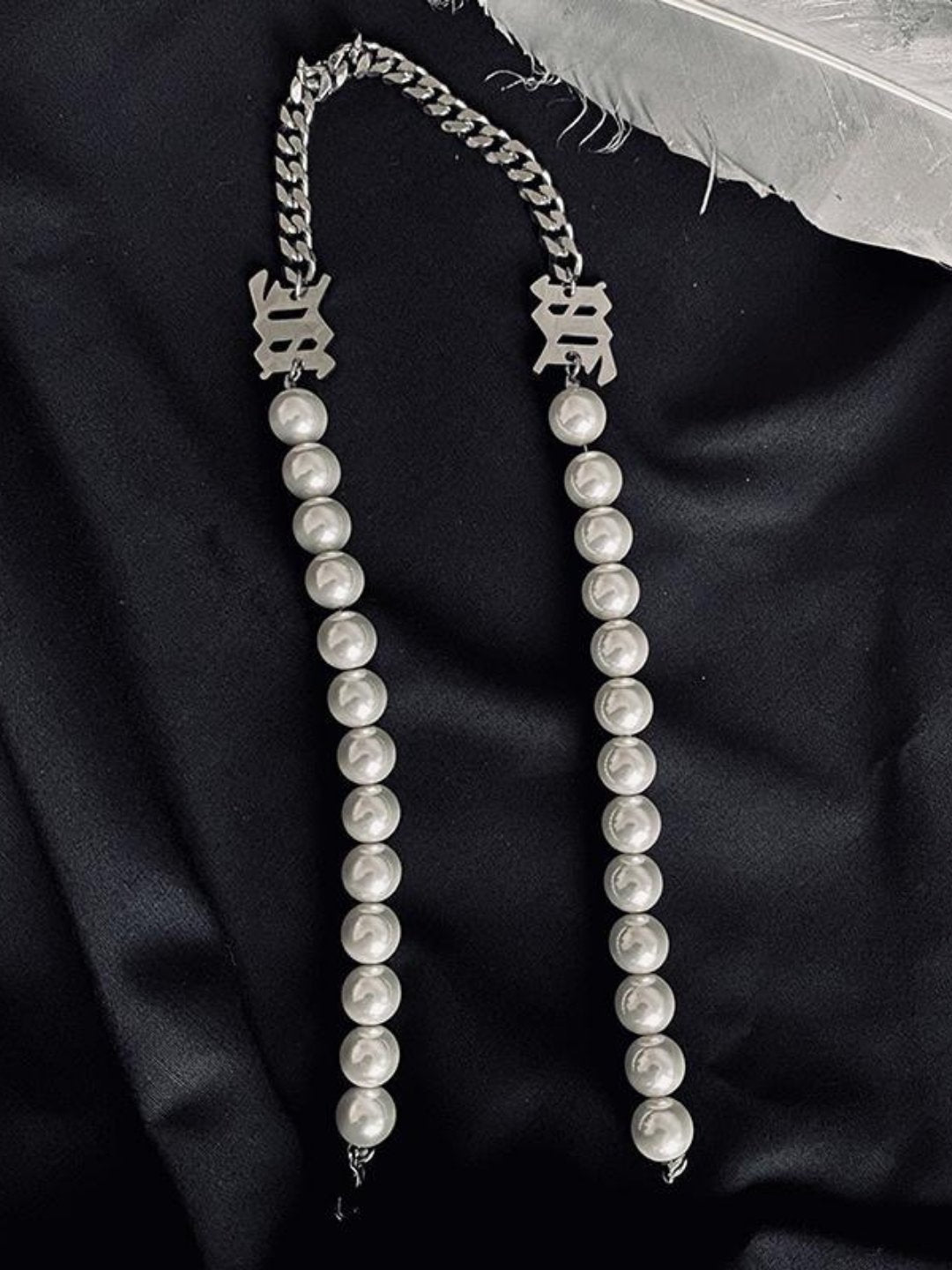 Perl necklace ax06 - AXES