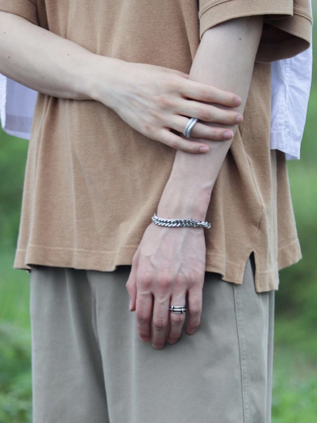 Silver bracelet ax03 - AXES