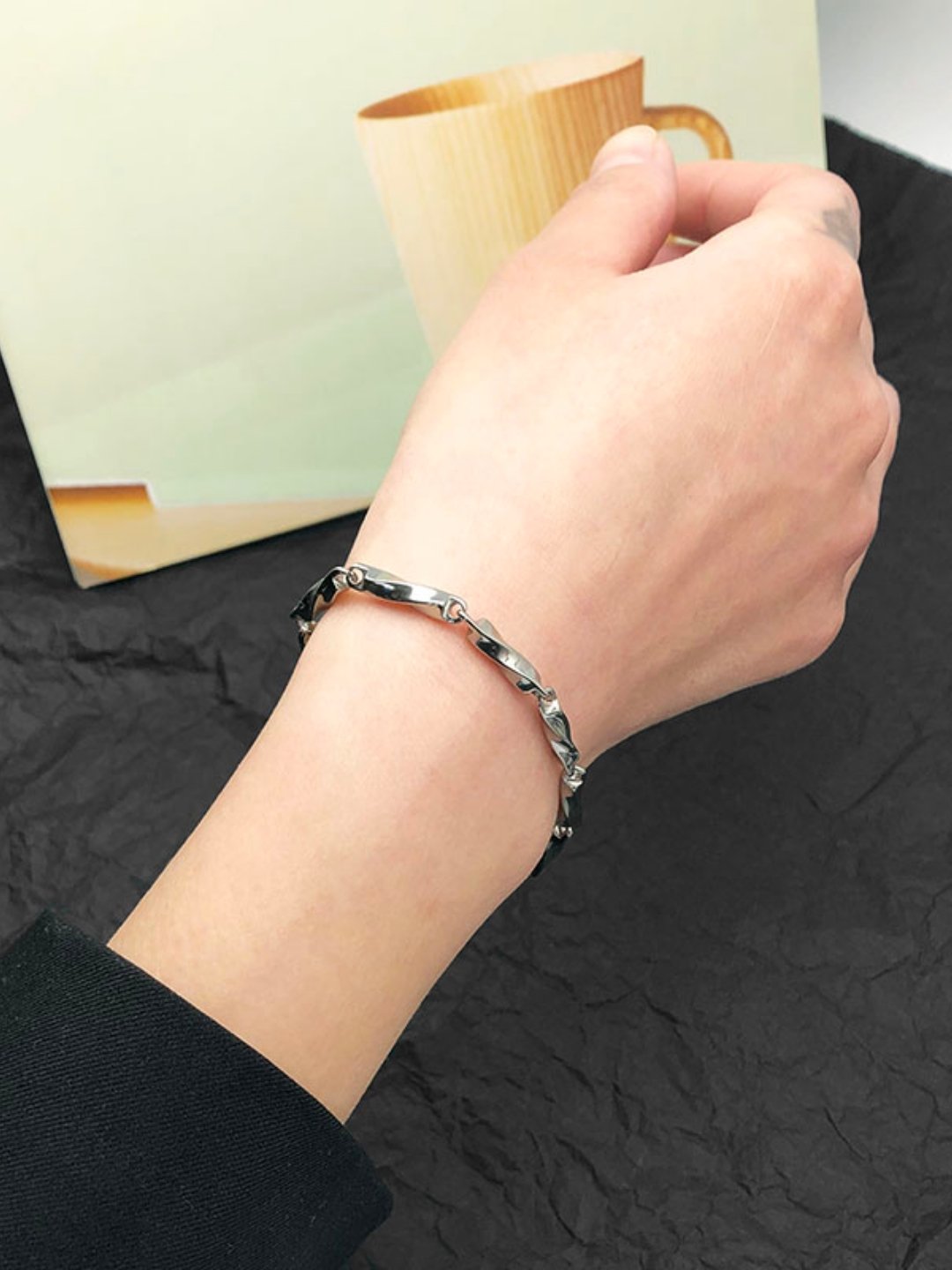 Silver bracelet ax13 - AXES