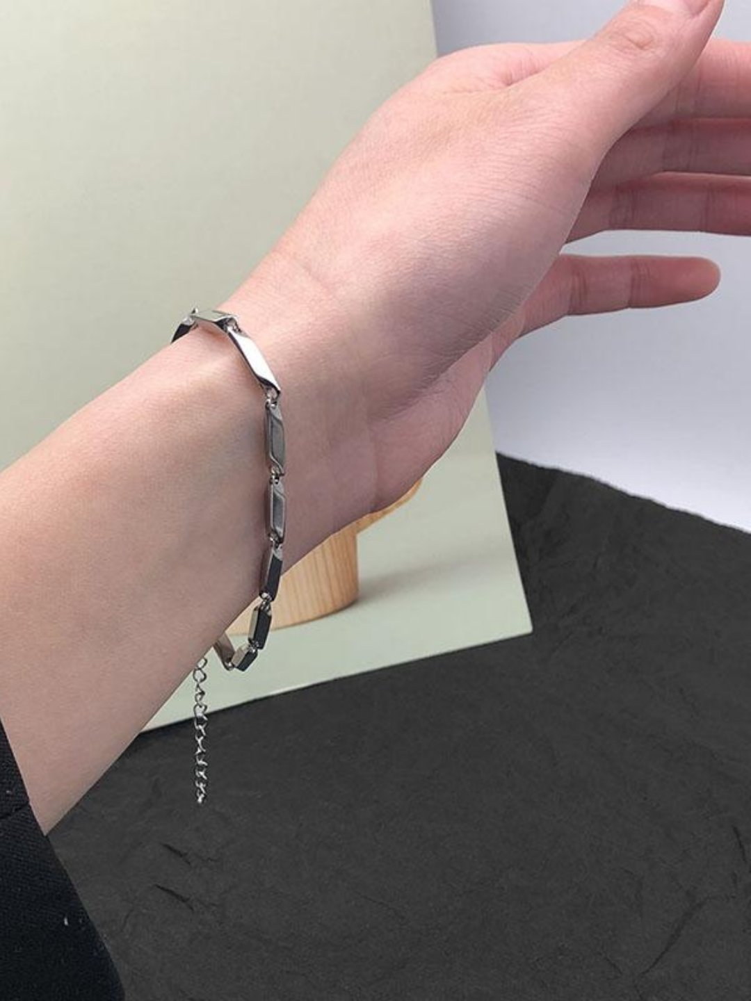 Silver bracelet ax13 - AXES