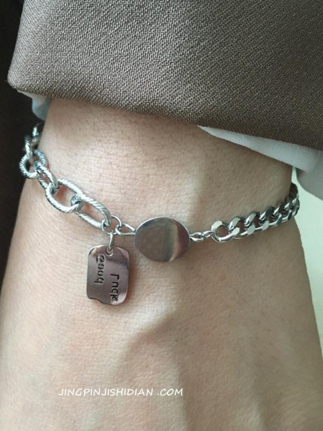 Silver bracelet ax15 - AXES