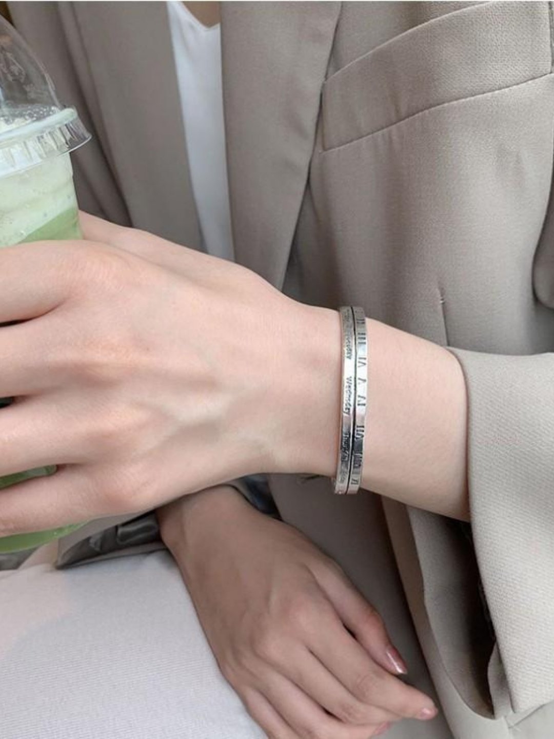 Silver bracelet ax19 - AXES