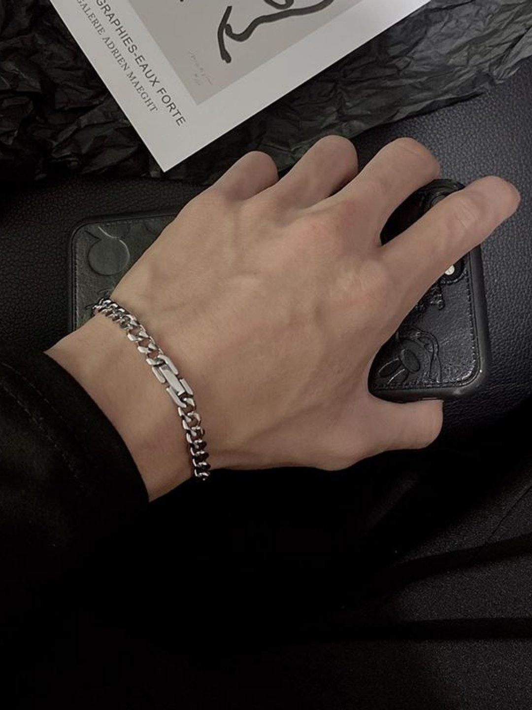 Silver bracelet ax29 - AXES
