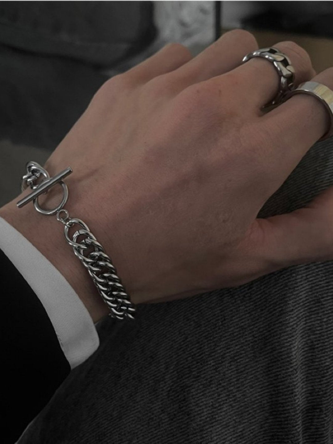 Silver bracelet ax32 - AXES