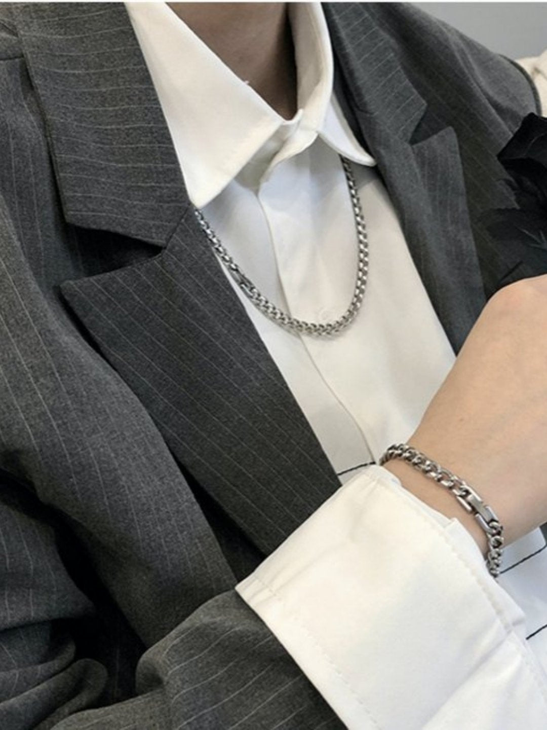 Silver necklace ax19 - AXES