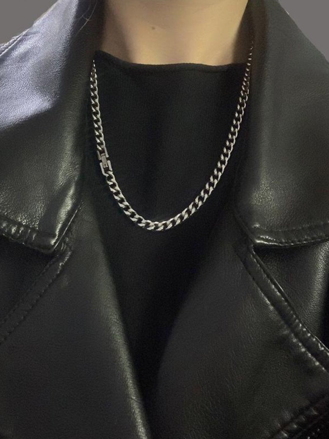 Silver necklace ax19 - AXES