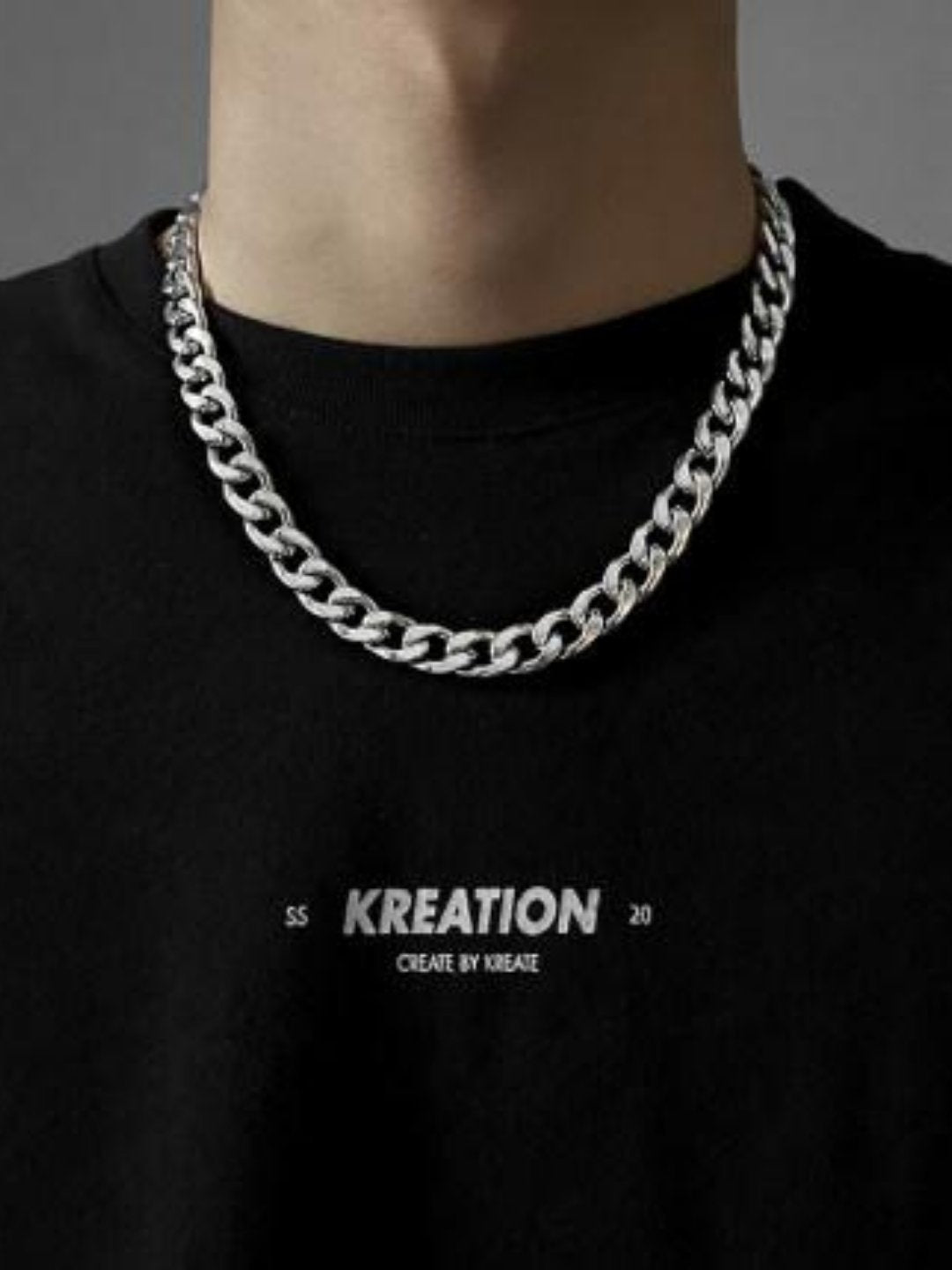 Silver necklace ax21 - AXES
