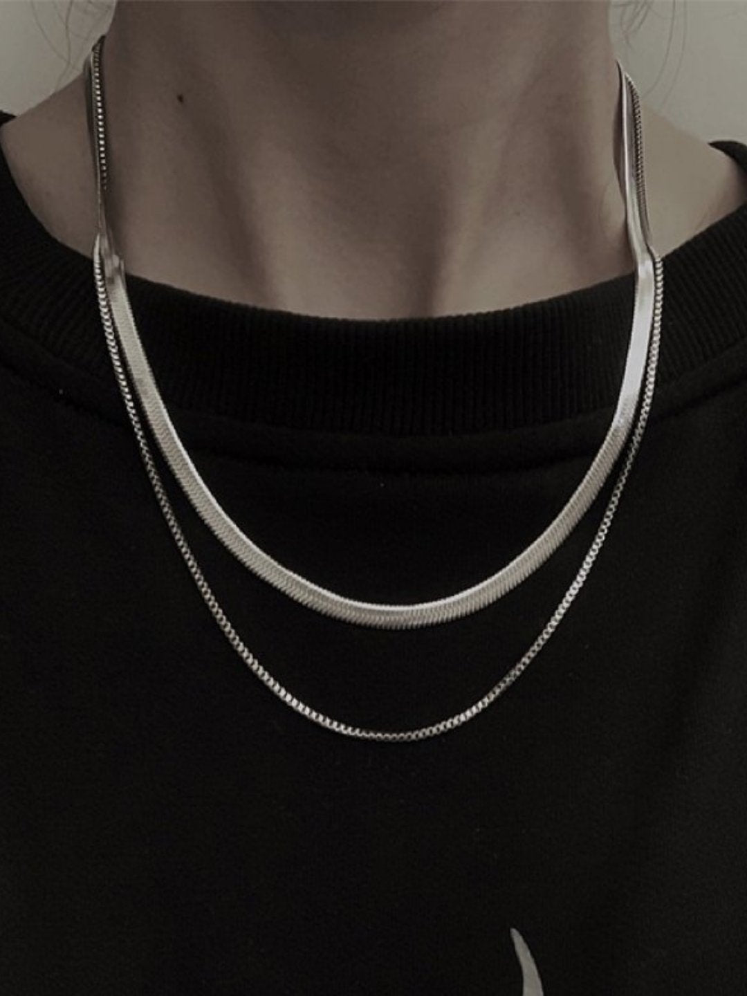 Silver necklace ax29 - AXES