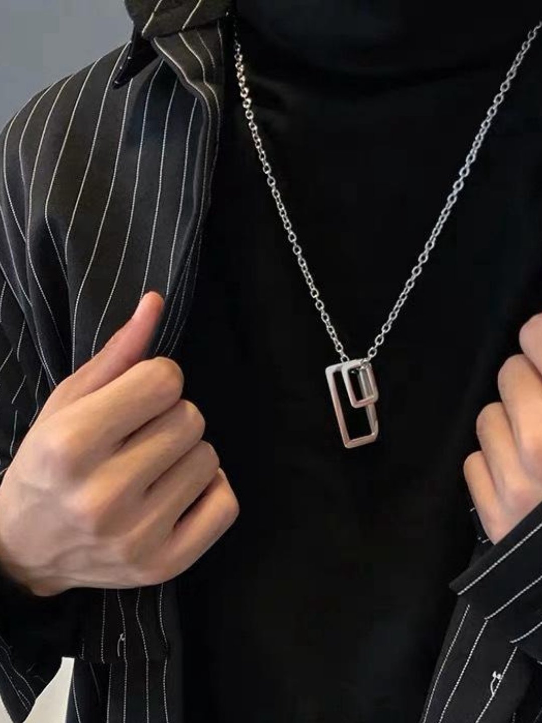 Silver necklace ax30 - AXES