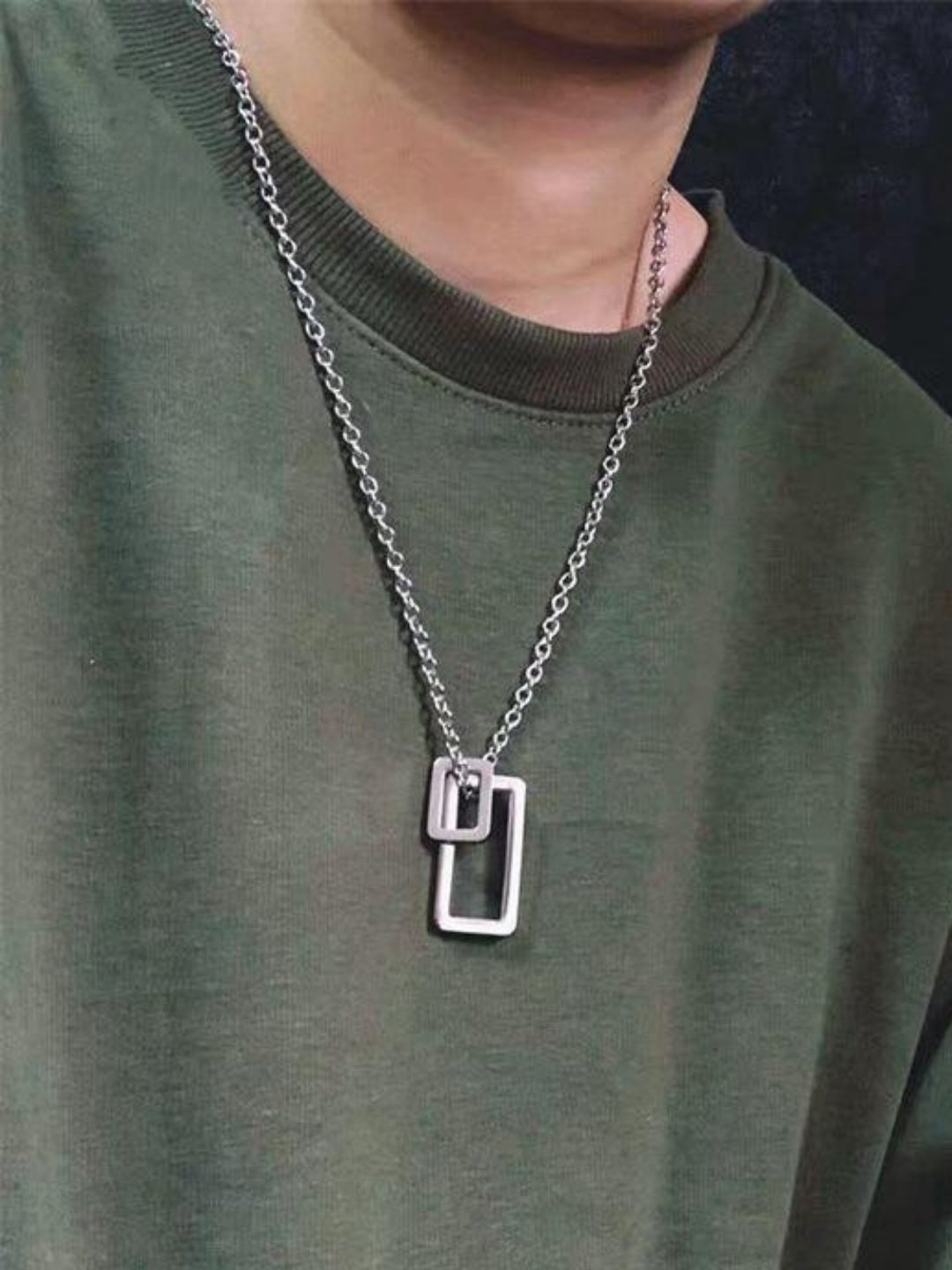 Silver necklace ax30 - AXES