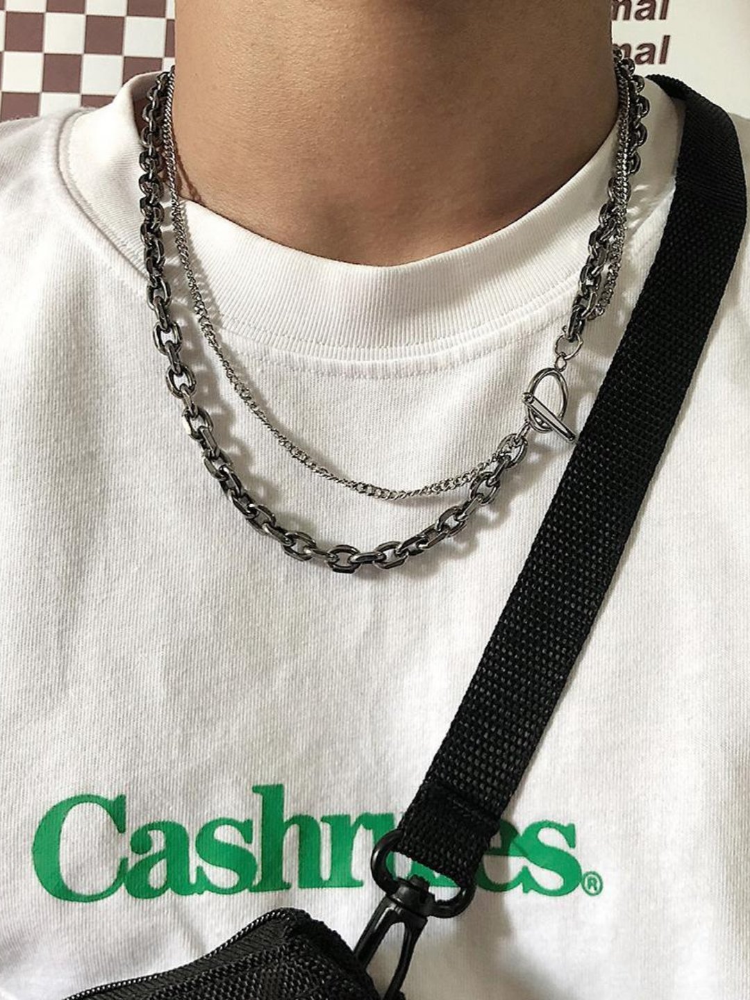 Silver necklace ax31 - AXES