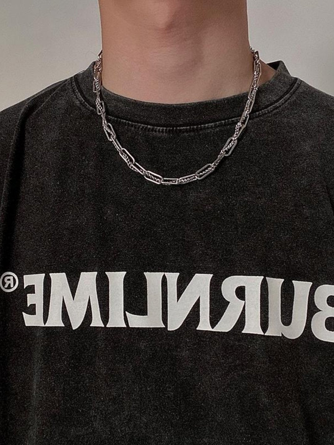 Silver necklace ax42 - AXES