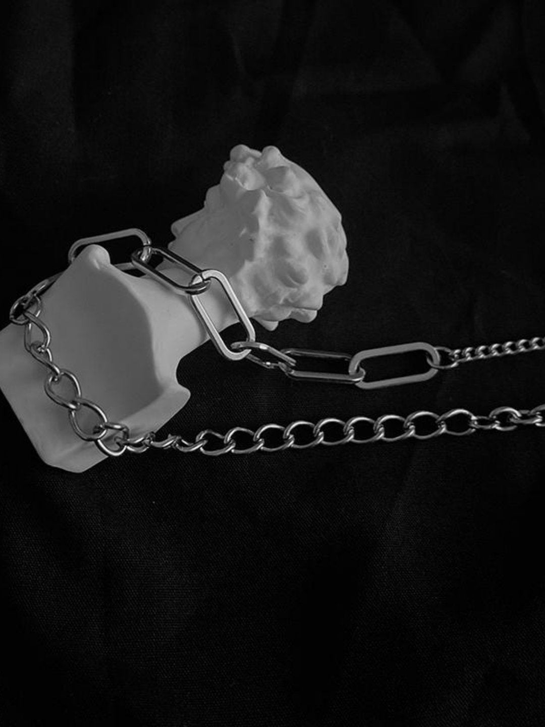 Silver necklace ax45 - AXES
