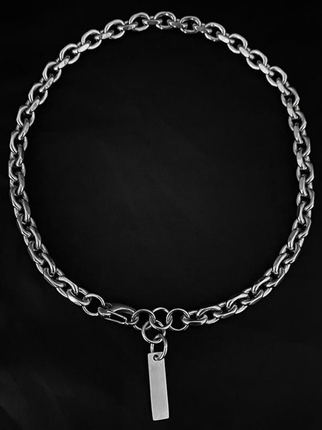 Silver necklace ax47 - AXES