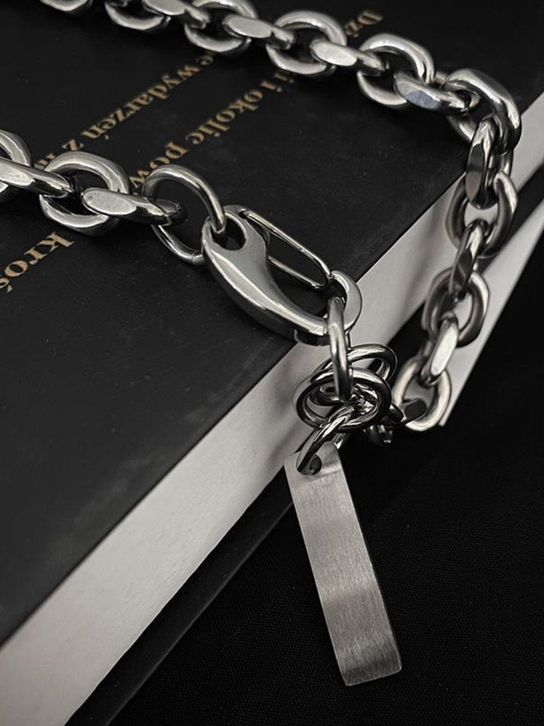 Silver necklace ax47 - AXES