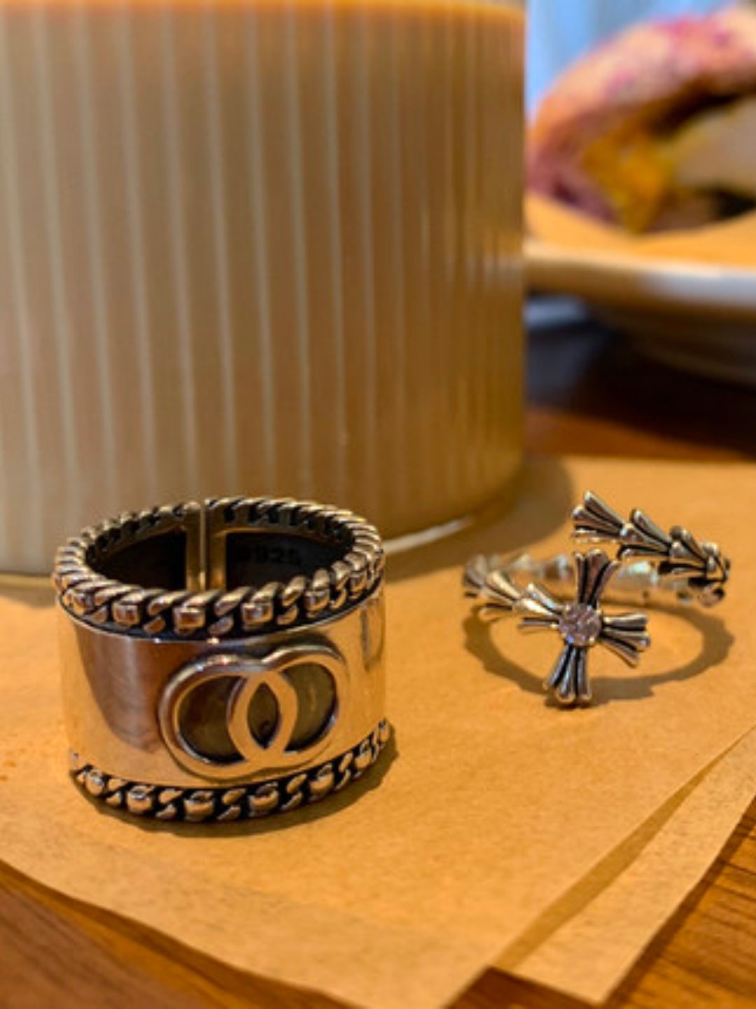 Silver ring ax46 - AXES