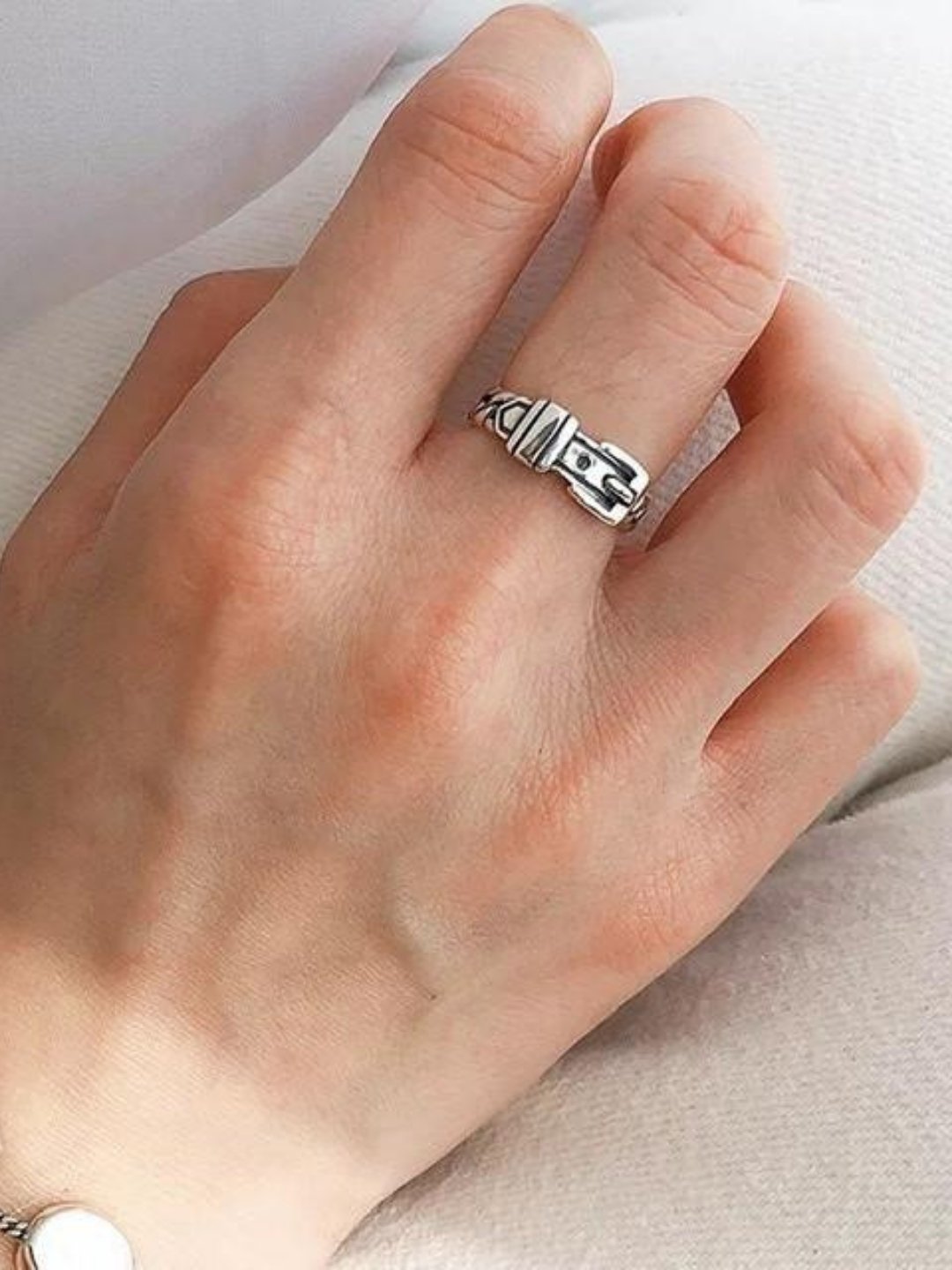 Silver ring ax54 - AXES