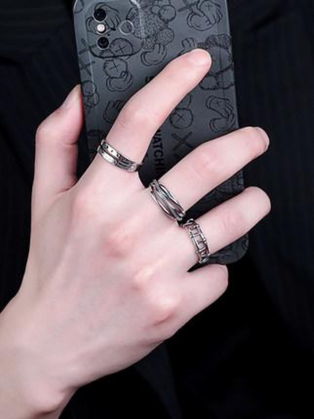 Silver ring ax58 - AXES
