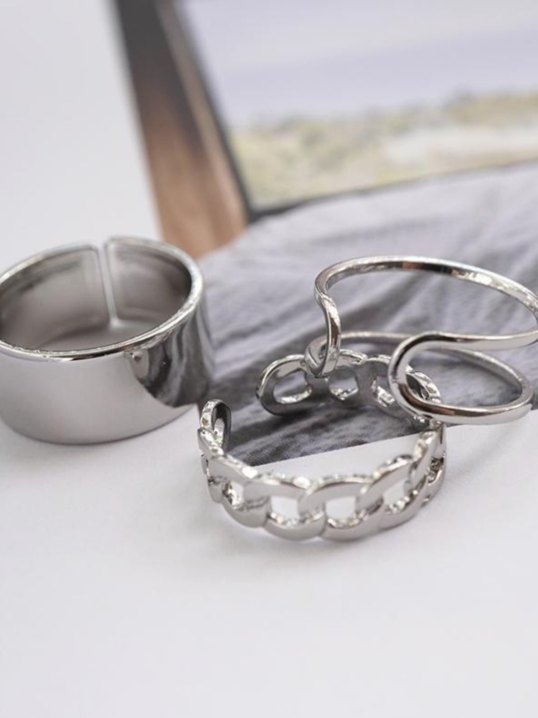 Silver ring ax61 - AXES