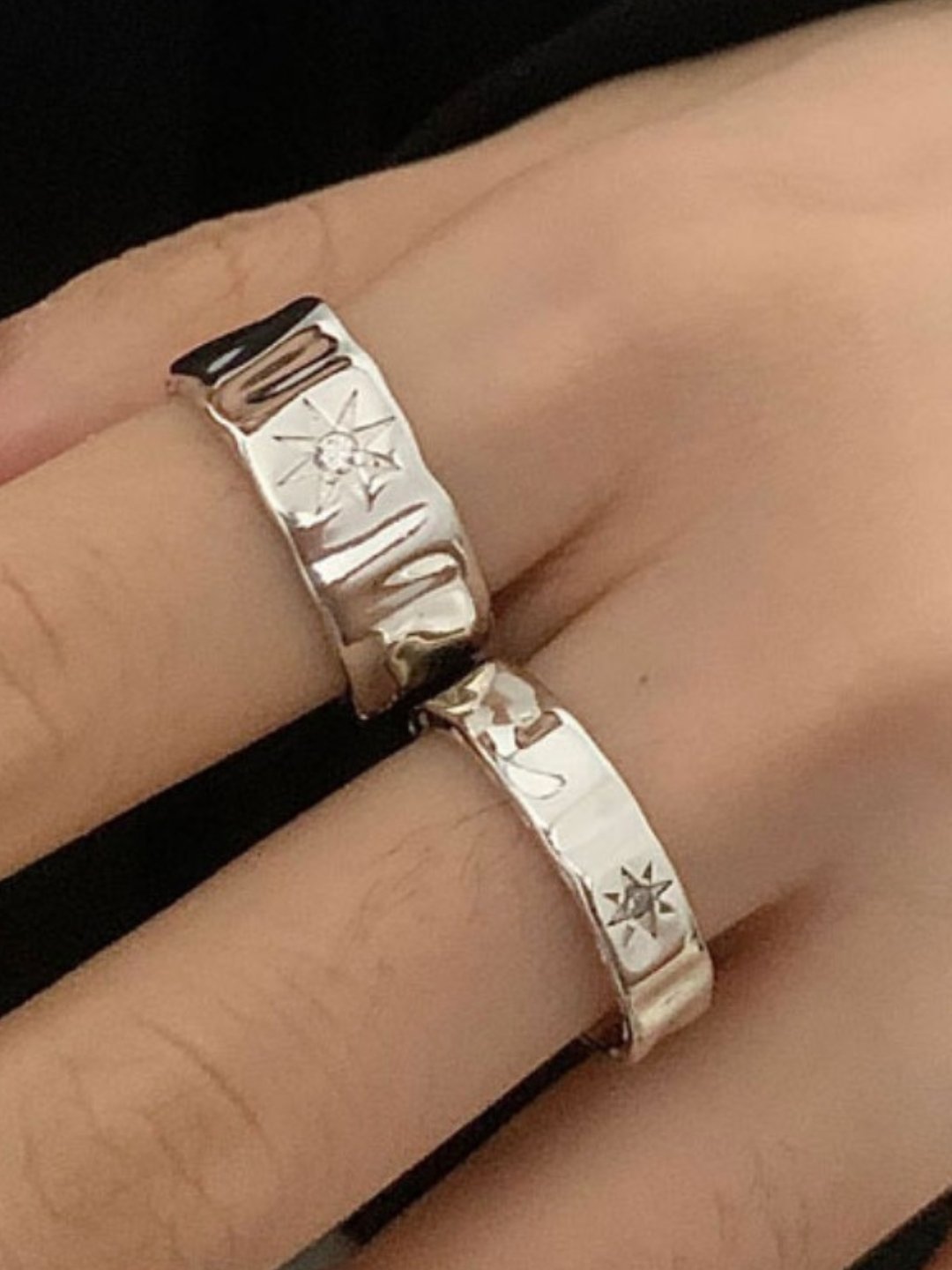 Silver ring ax66 - AXES