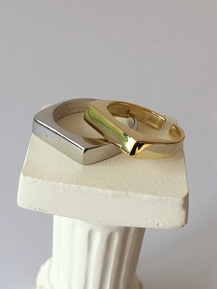 Silver ring ax67 - AXES