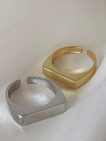 Silver ring ax67 - AXES