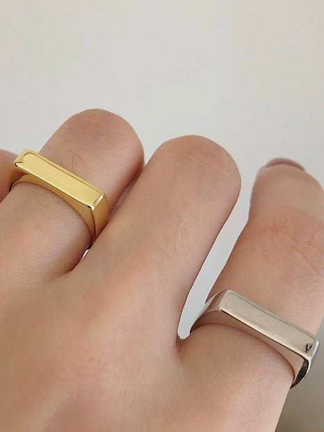 Silver ring ax67 - AXES