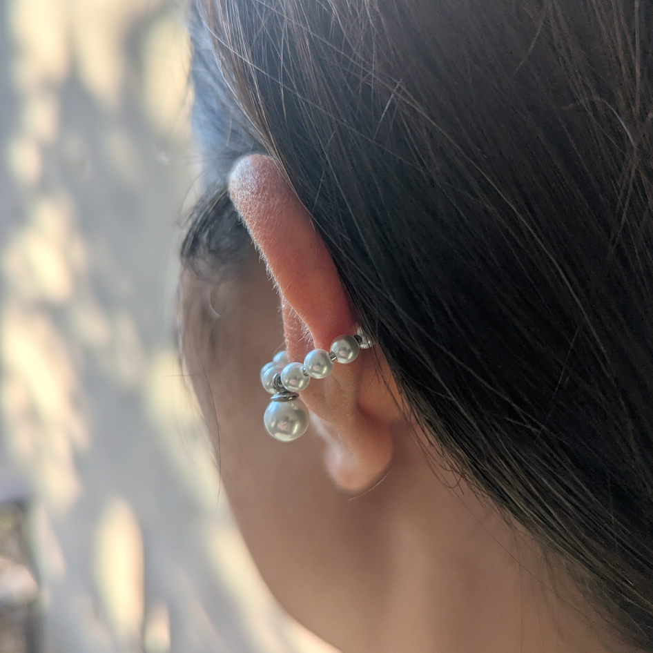 Pearl Ear Cuff【Silver925】