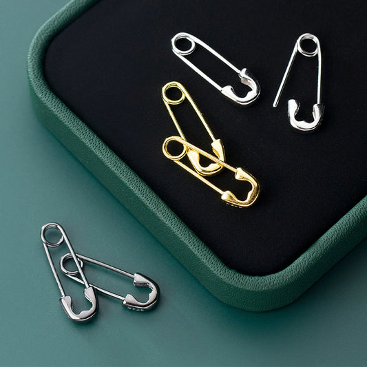 Heart Safety Pin Pierce【Silver925】