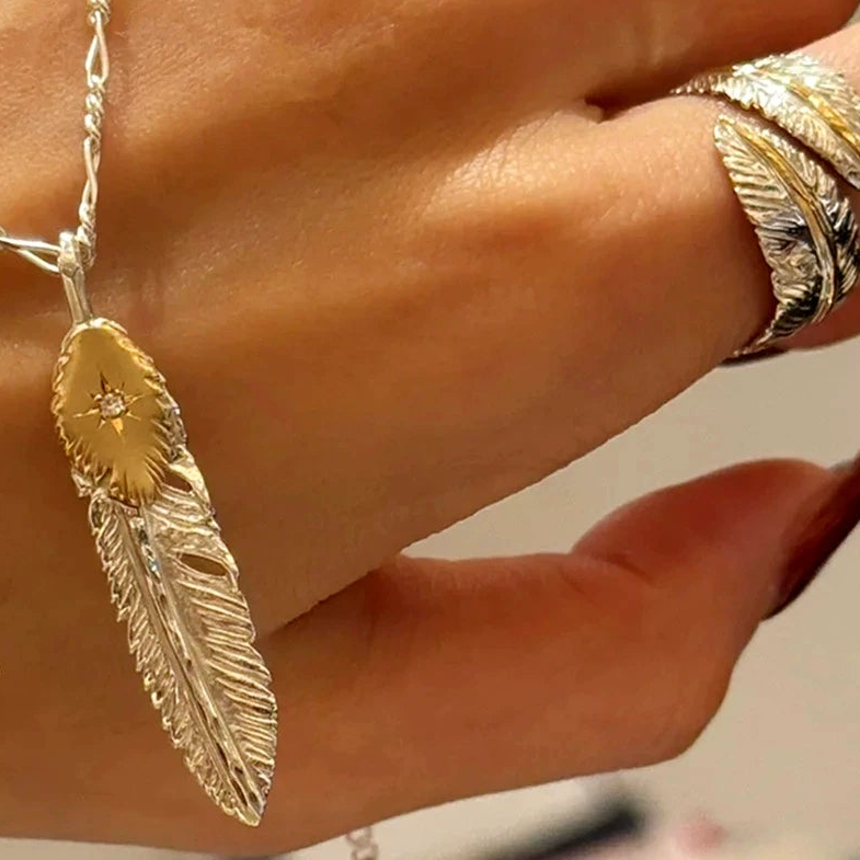 Feather Charm【Silver925】