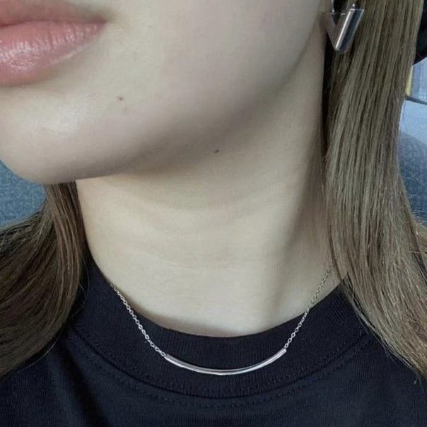 Curve Necklace【Silver925】
