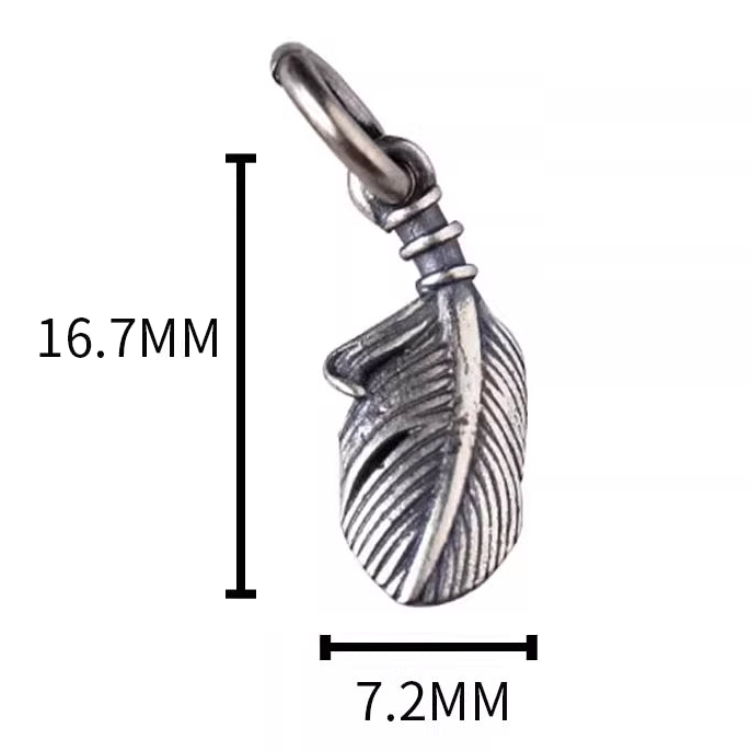 Small Feather Charm【Silver925】