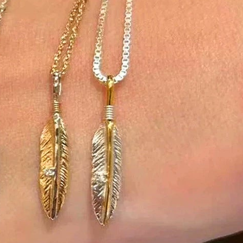 Feather Charm【Silver925】