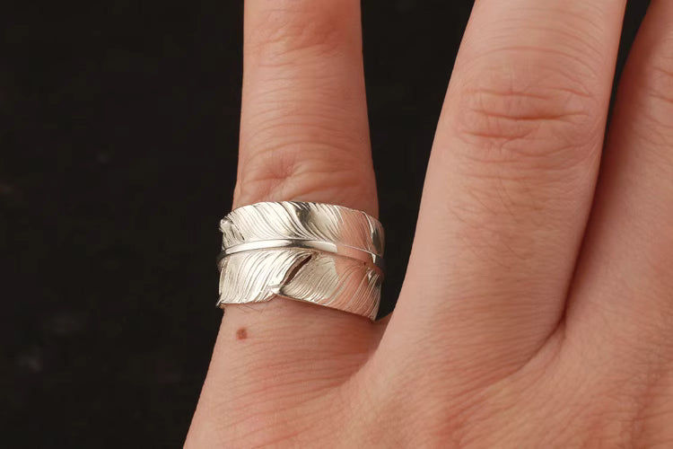 Feather Ring【Silver925】