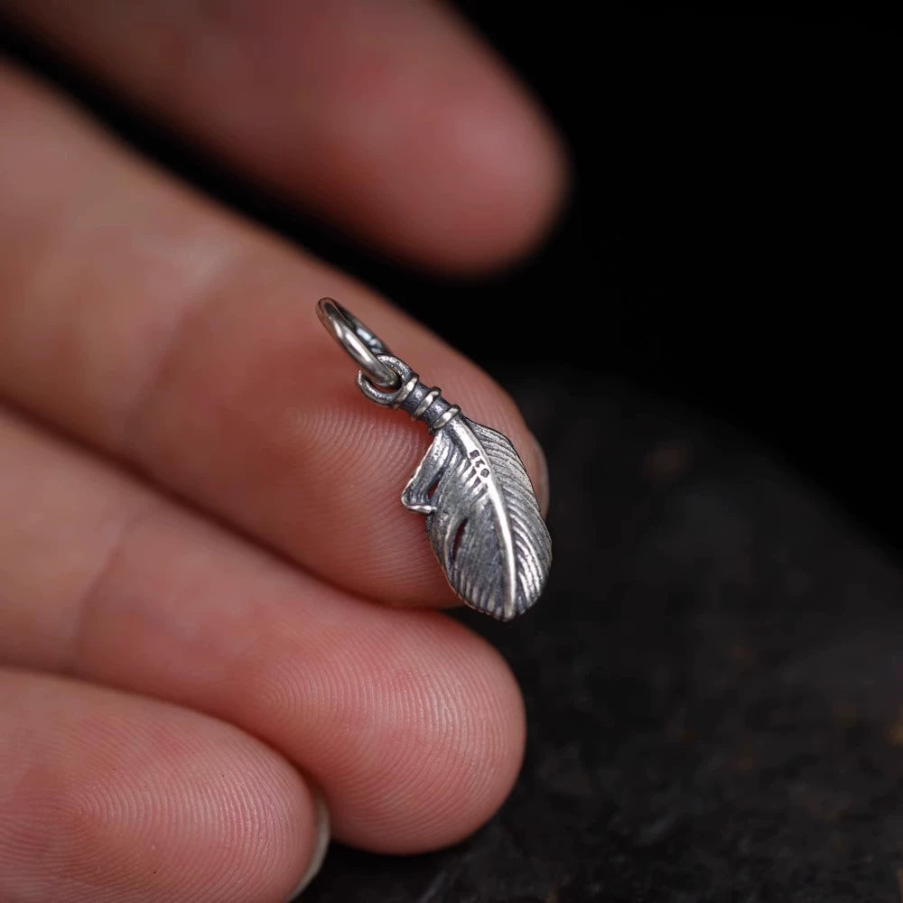Small Feather Charm【Silver925】