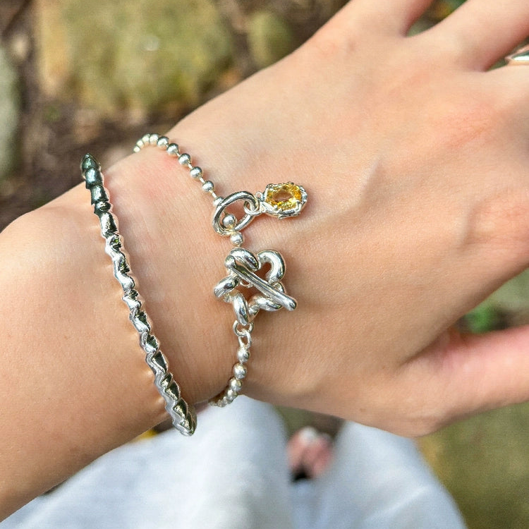 Flower Bracelet【Silver925】