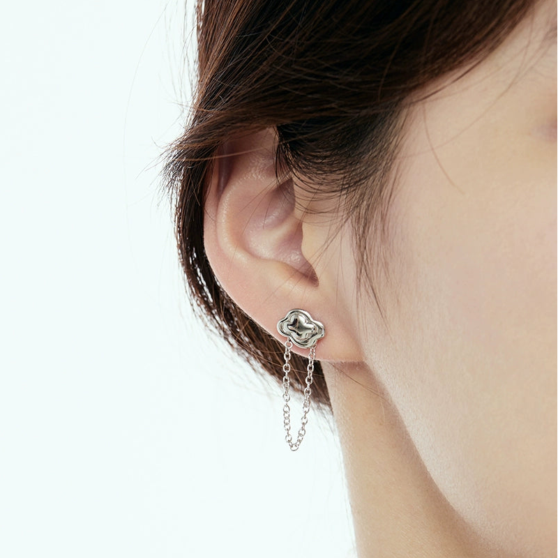 silver925 ピアス Cloud Tassel Pierce【Silver925】 – AXES