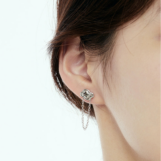 Cloud Tassel Pierce【Silver925】