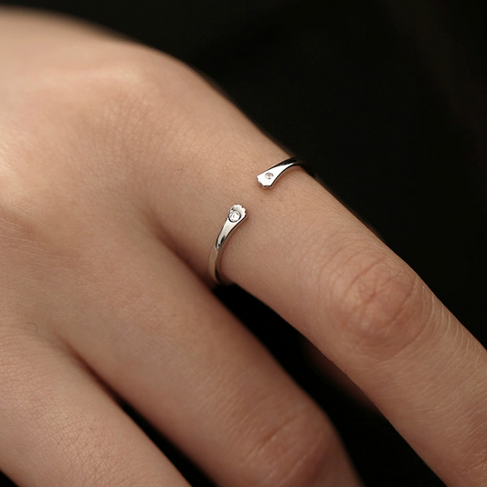 Cat Nail Ring【Silver925】