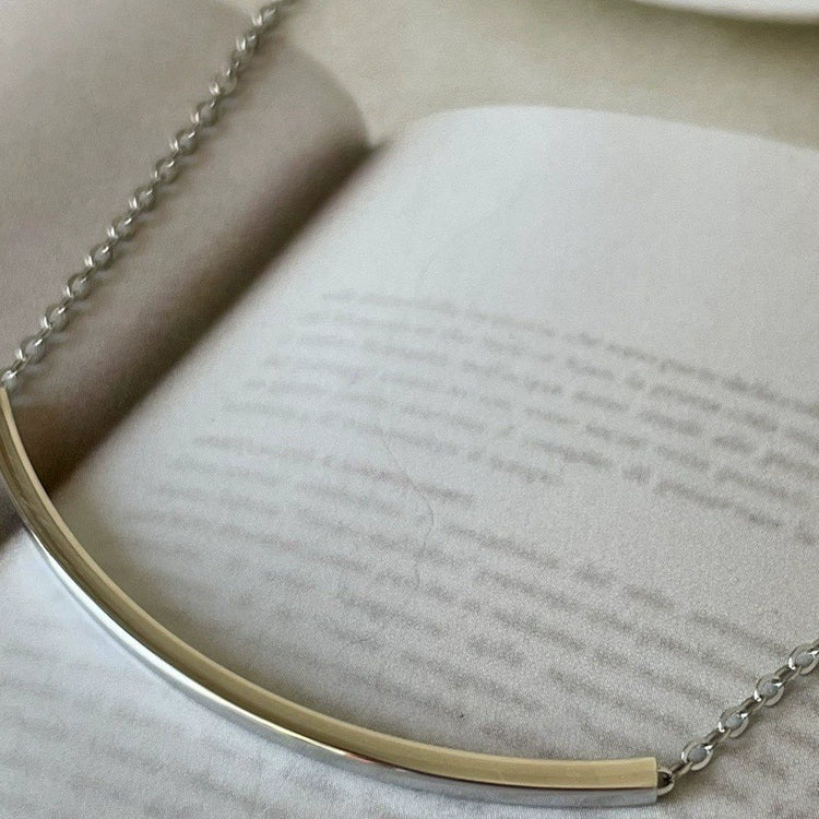 Curve Necklace【Silver925】