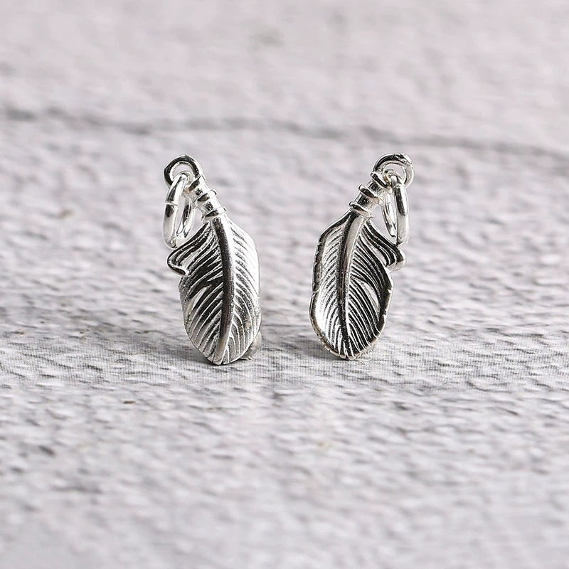 Small Feather Charm【Silver925】
