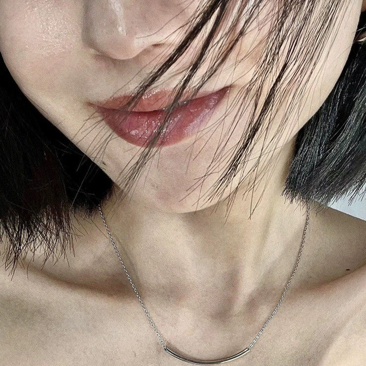 Curve Necklace【Silver925】